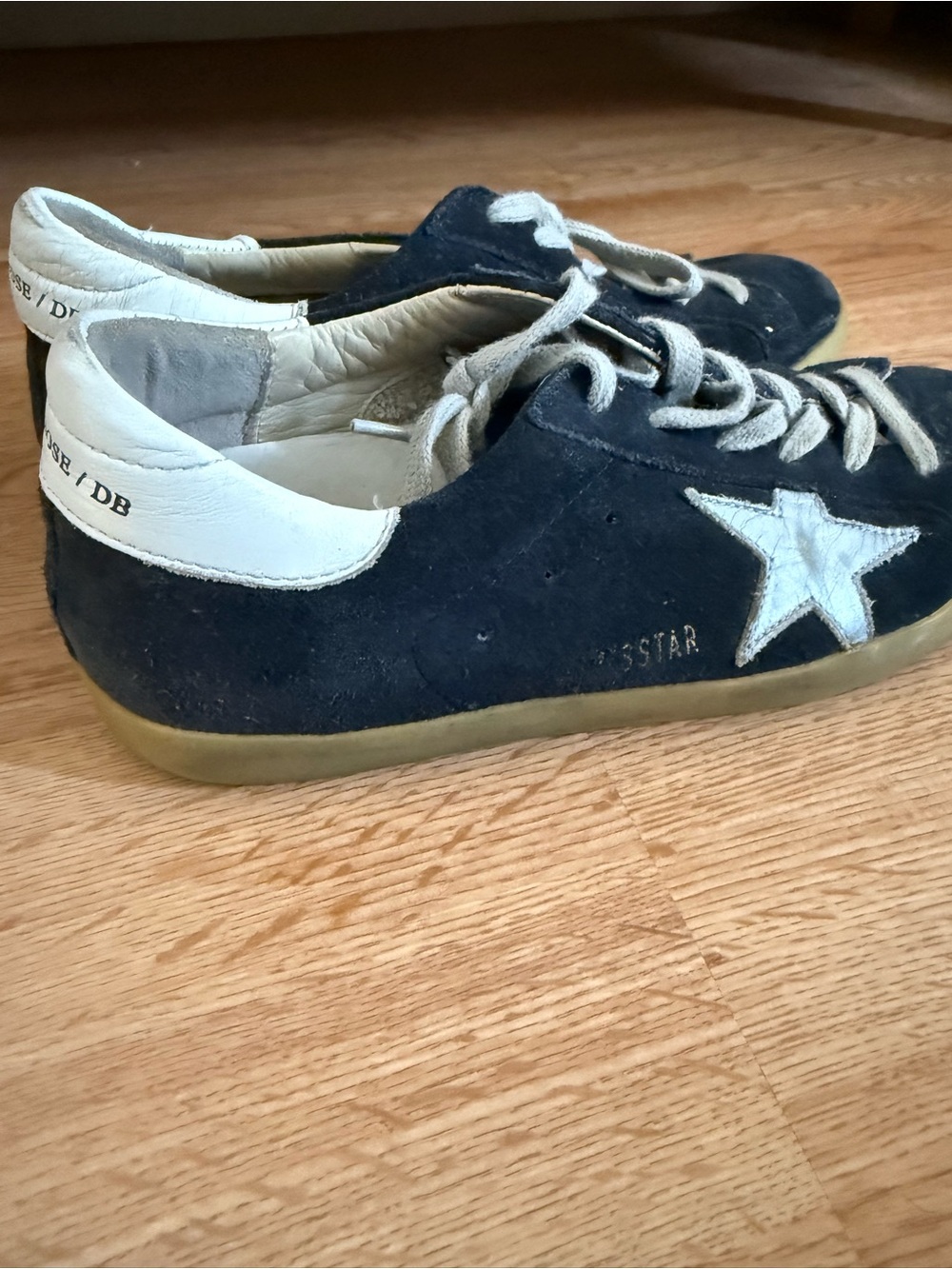 Golden Goose superstar sneaker in navy